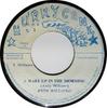 7inch Record ANDY WILLIAMS  A Wake Up In The Morning NONE Hurrycane Jamaica Reggae Ska  Dub Used