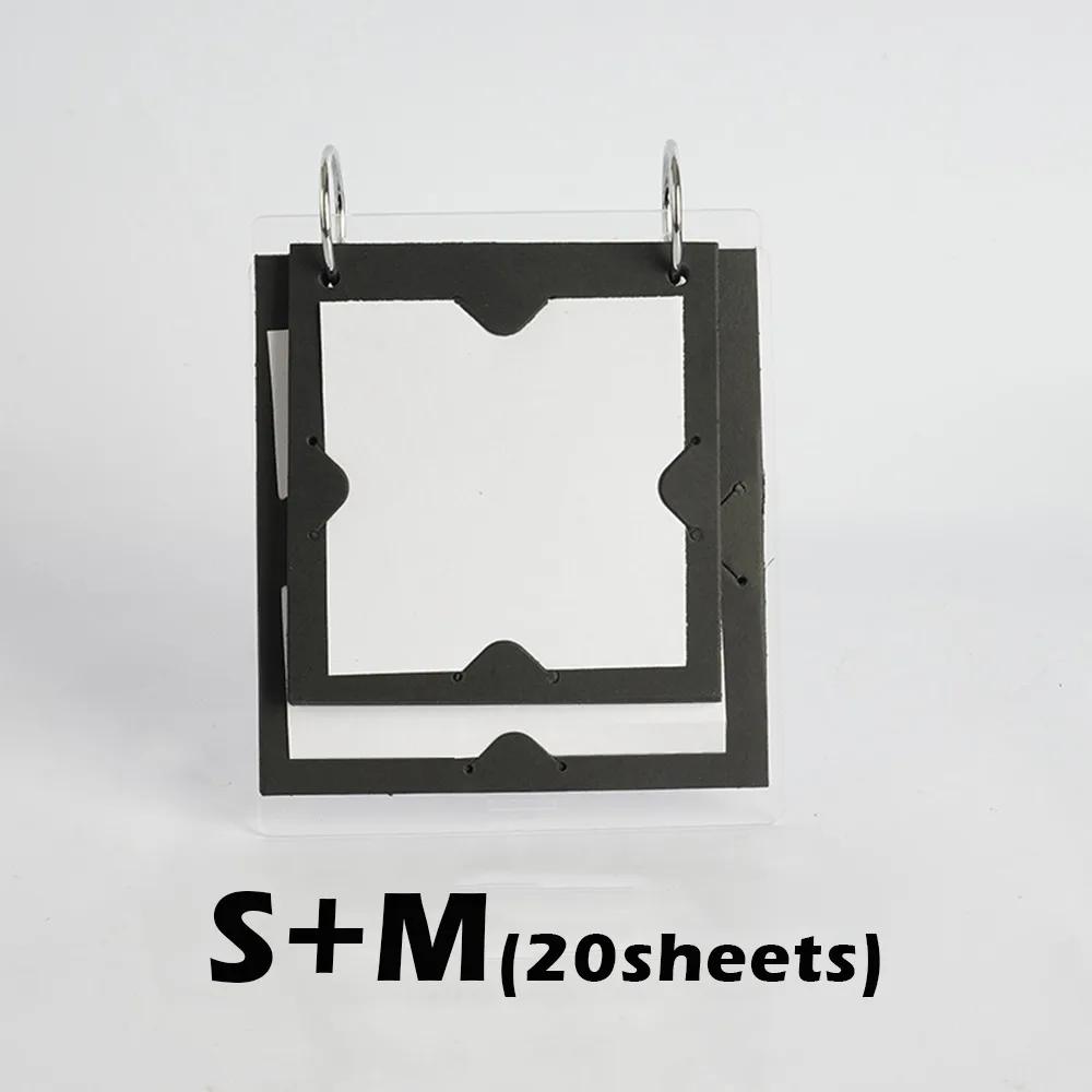 Frosted Kraft Paper Instant Camera Album 3 Inch Photo Portable Photo Display Stand for Fujifilm Instax Mini SQ/ GO