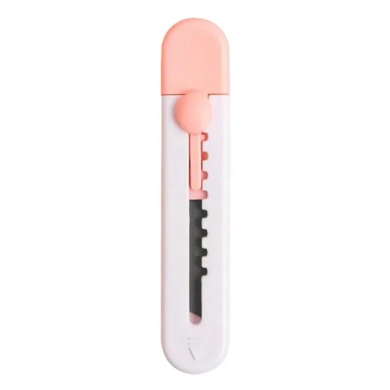 Mini Cartoon Utility Knife Small Portable Cutter for Unboxing Packages Student Scrapbooking Paper Wallpaper Trimmer