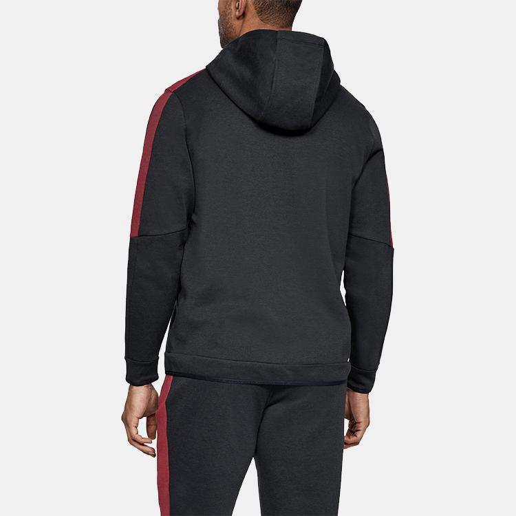 Under Armour Fitted Sports Training Zip-Up Hoodie Jacket Men jackets Black 1348407-001