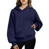 Women's Oversized Hoodies Fleece Sweatshirts Fashion Pullovers Winter Clothing