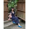French retro popular polka dot dress, new lace temperament summer dress, slim and thin waist
