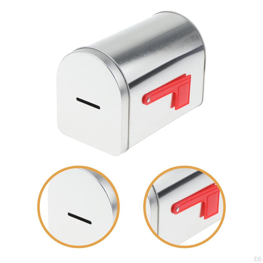 Mailbox LetterBox Christmas Decorative Iron Post Letter Modern Drop Box Mail Postbox for