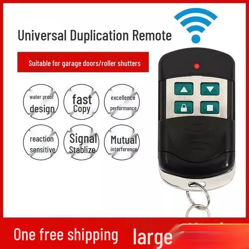 Super Strong 433MHz Metal Copy Remote for Roller Shutter and Garage Doors