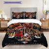Legends Court Icons Action Three-piece Set(1 * Duvet Cover + 2 * Pillowcase, Without core)Soft and Comfortable Duvet Cover and Pillowcase Bedding Set