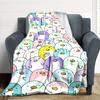 1pc Penguin Parade Blanket, Lightweight Flannel Throw Blanket For Sofa, Bed, Travel, Camping, Living Room, Office132