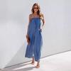 Jumpsuits Summer Loose High Waist Fashion Suspenders Jumpsuit Slim Looking Loose Pants Cropped Casual Suspender Trousers