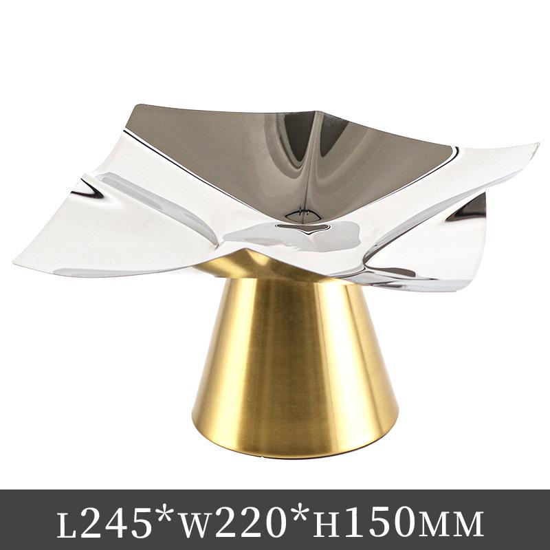 

Designer Tall Irregular Fruit Bowl - Creative Ornament for Model Rooms, Hotels, Villas & Snack Displays