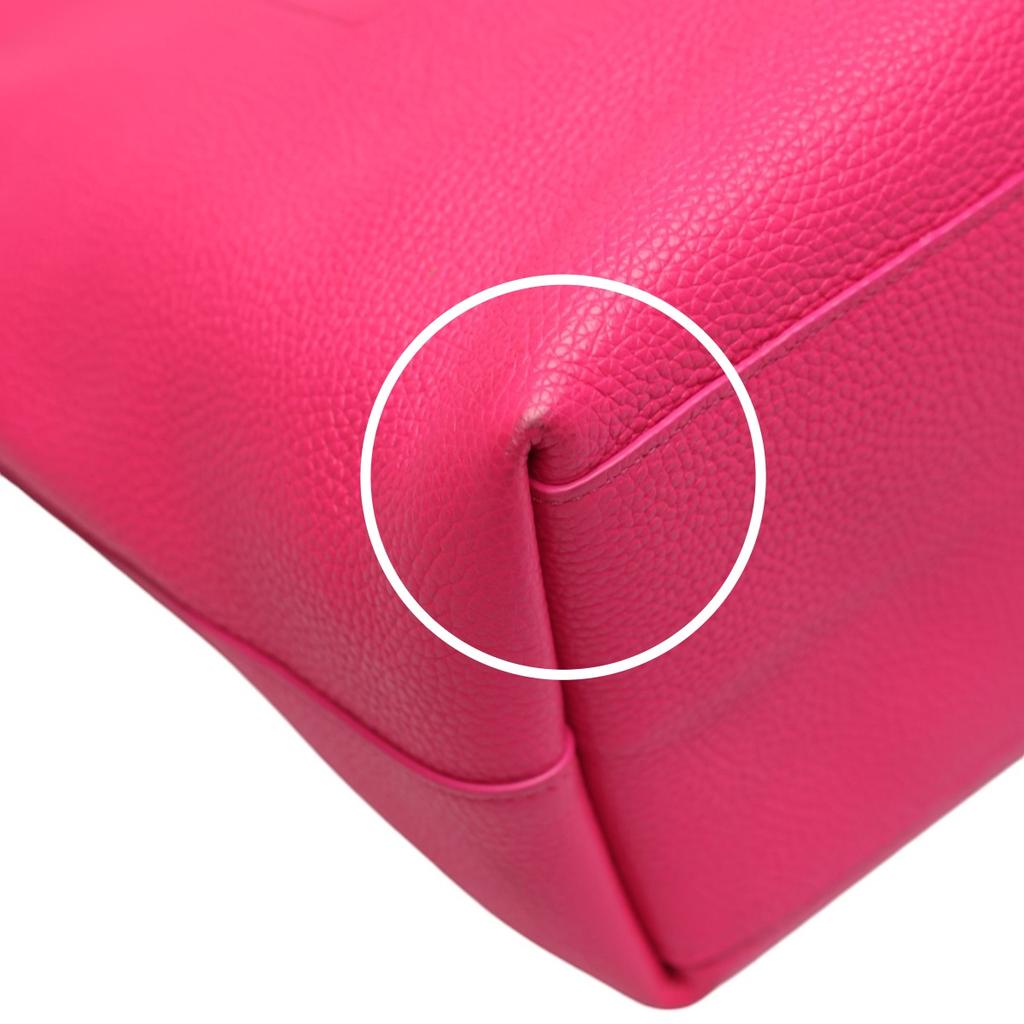 Kate Spade Tote Bag Leather Shoulder Bag with Tassel Leather Pink Used