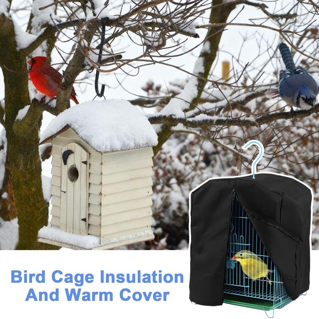 Parkiet Kooihoes Ademend Winddicht Met Rits Warme Hoes Papegaai Kooi Bescherming Omheining Voor Agapornissen Parkieten Konijn Ara