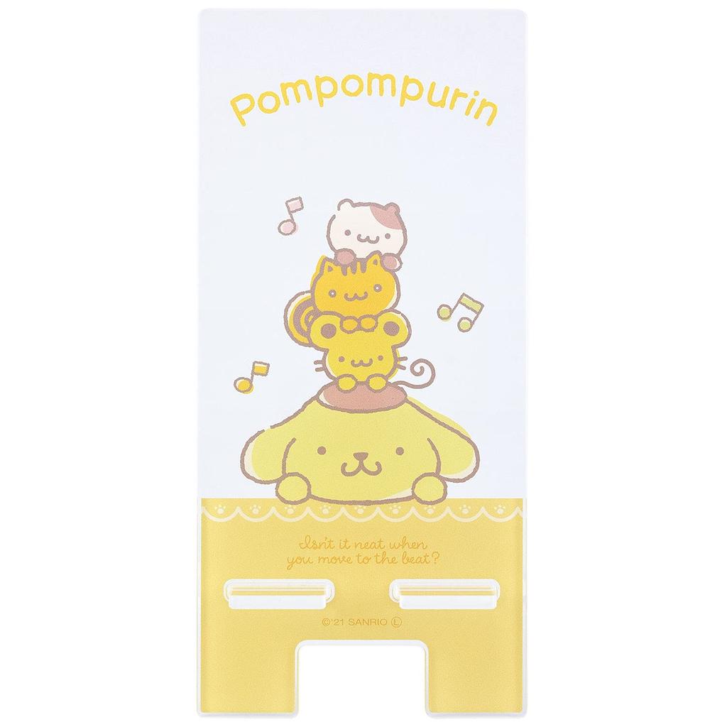 Gourmandies Sanrio Characters Acrylic Smartphone Stand Pompompurin Yellow SANG-125PN