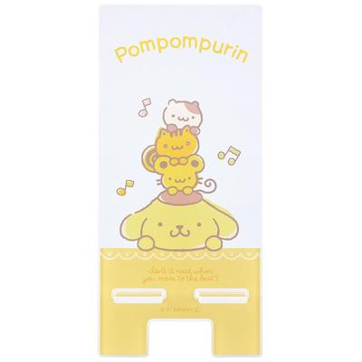 Gourmandies Sanrio Charaktere Acryl Smartphone Ständer Pompompurin Gelb SANG-125PN