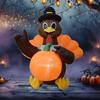 122 cm Versatile Photo Props Home Decor Easy to Use Inflatable Turkey Decoration for Thanksgiving Halloween Holiday Autumn