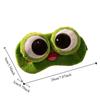 Adjustable Frog Sleep Mask Plush Sleeping Aid Eye Mask Frog Blockout Light Eye Cover  Airplane