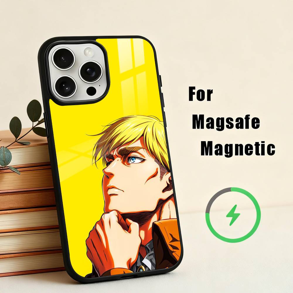 A-anime E-Erwin S-Smiths-S Phone Case For iPhone17,16,15,14,13,12,11 Plus,Pro Max Magnetic For Magsafe Wireless Charging