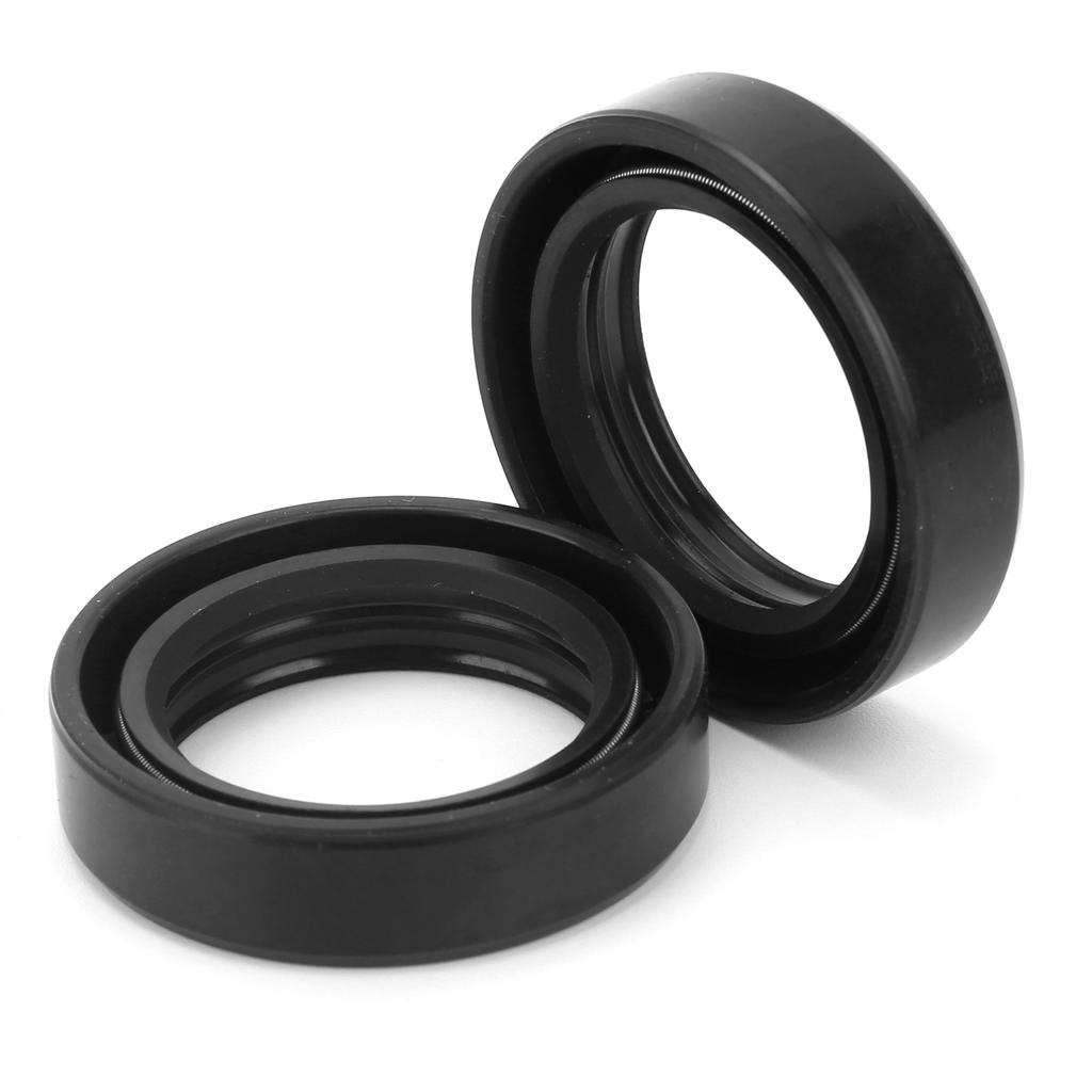 2Pcs Oil Seal Motorcycle Front Fork Damper Absorber Rubber Dust Cover Fit for Haojue 42x30x10.5mm