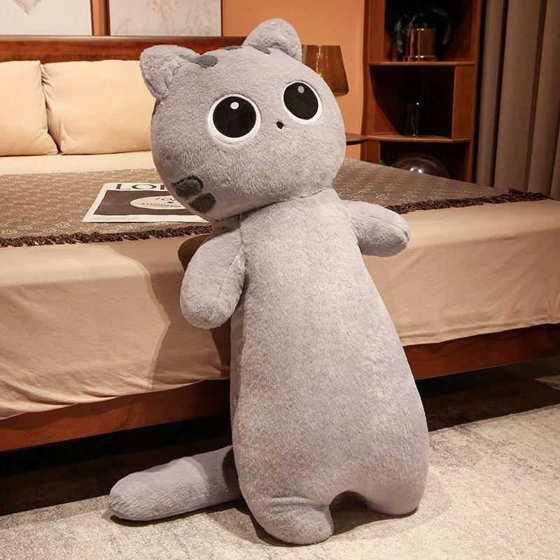 Purr-fect Soft Cat Plush Pillow Toy Decoration Gift For Kids Bedroom Sofa
