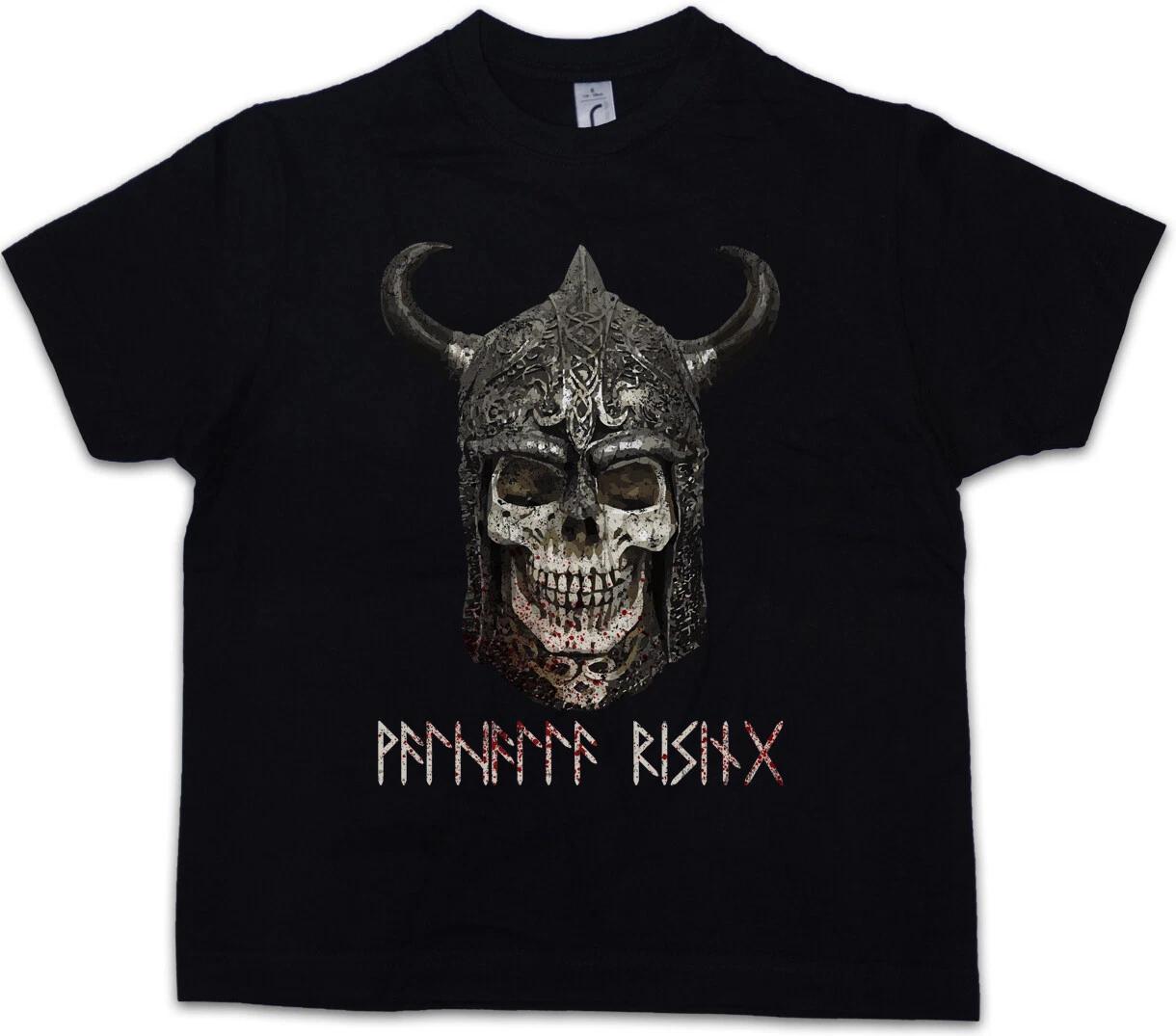 VIKING SKULL I Kids Boys kids boys T-Shirt Runes Valhalla Odin Thor Vikings Vikings 160