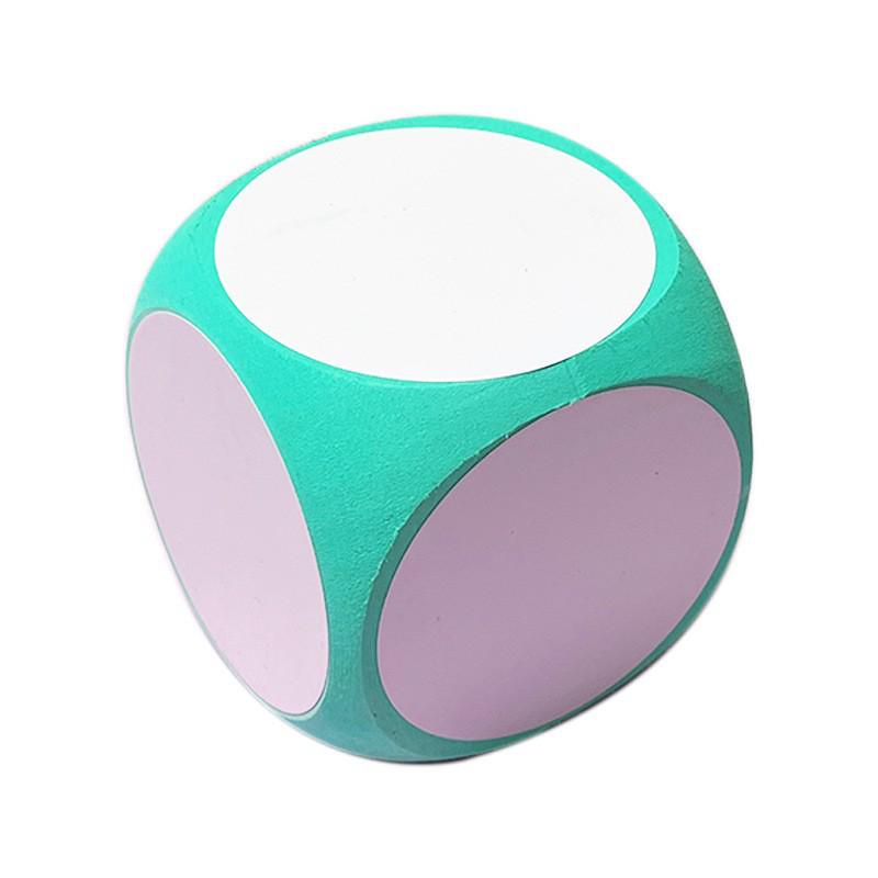 6cm Eco-friendly EVA Erasable Dice with Rounded Corners - Educational Toy & Teaching Aid for Children, Available In Various Styles