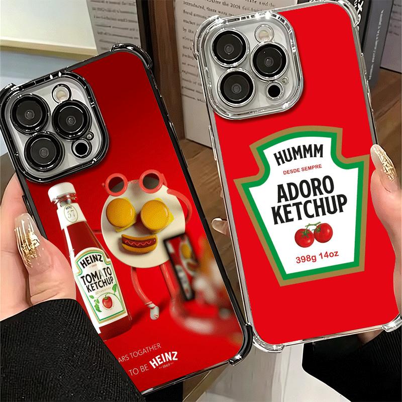 Lamm Heinz Tomaten Ketchup Weiche Handyhülle Für Xiaomi Poco X7 X8 Pro Max X6 X5 X3 F8 Ultra F7 M8 M7 M5S Redmi 15C 15A 15 14C 13C