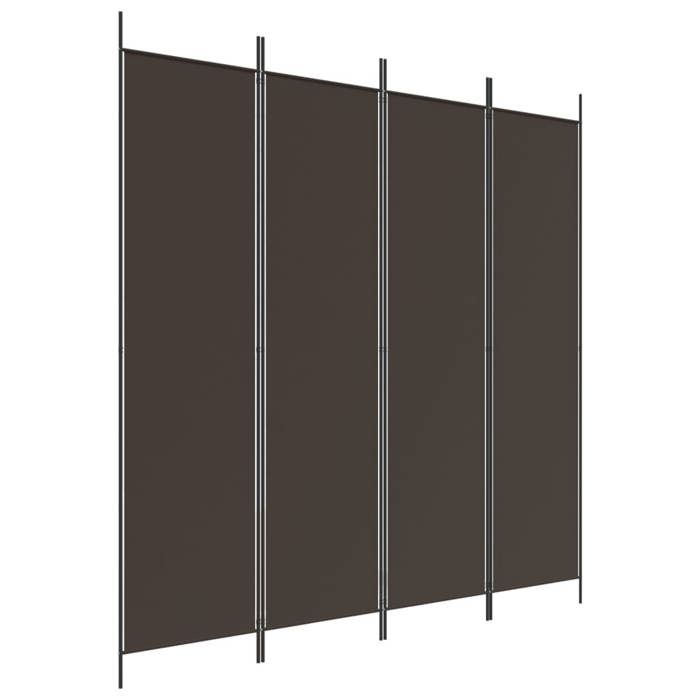 VidaXL Cloison de Séparation 4 Panneaux Séparateur de Pièce Pliable Diviseur Écran d'Intimité Paravent Décoration Salon 350183