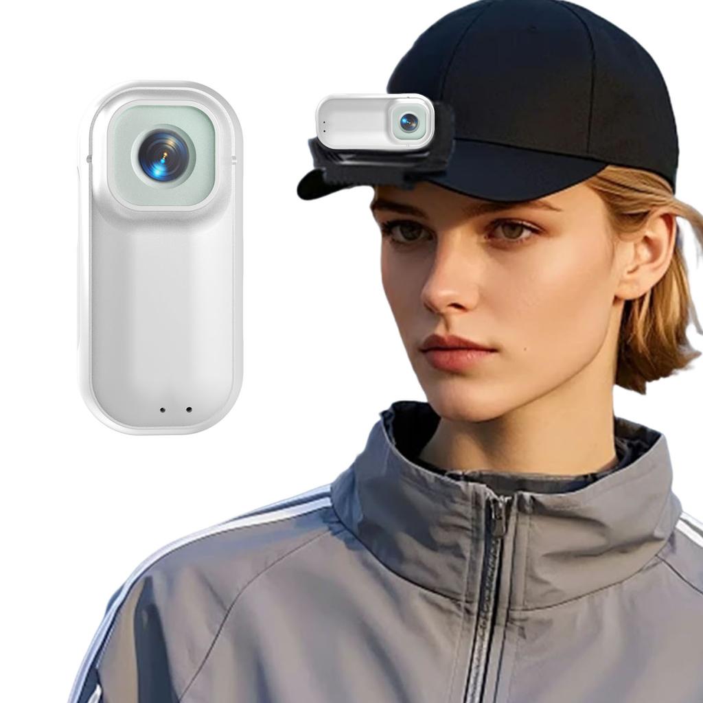 4K HD Thumb Camera Lightweight Wide Angle Action Cameras Waterproof Portable Video Recorder for Diving Cycling Hiking & Travel