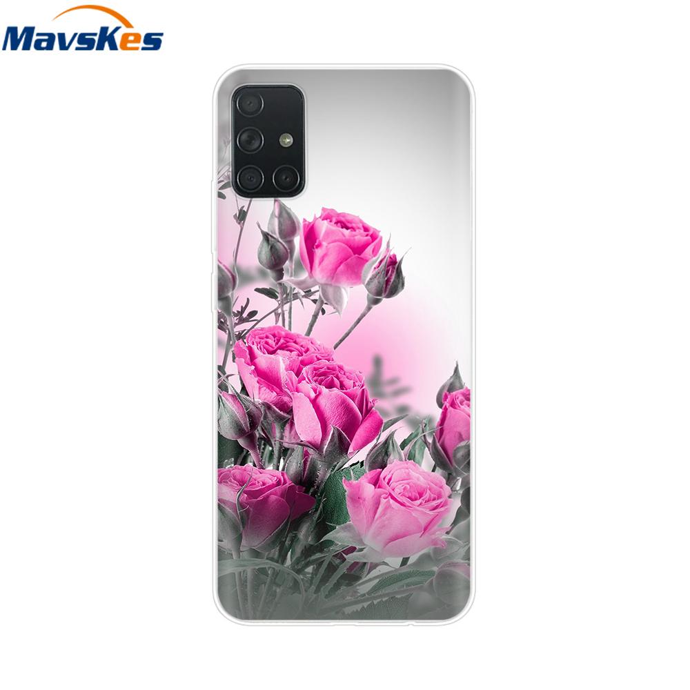 For Samsung Galaxy A51 Case Silicon Transparent Back Cover Phone Case for Samsung Galaxy A71 SM-A715F A515F A 51 71 Cover Fundas