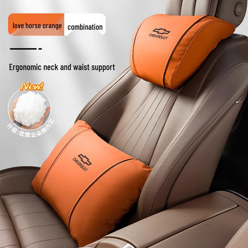 Chevrolet Headrest & Lumbar Support Cushion for Cavalier, Cruze, Equinox, Malibu XL.