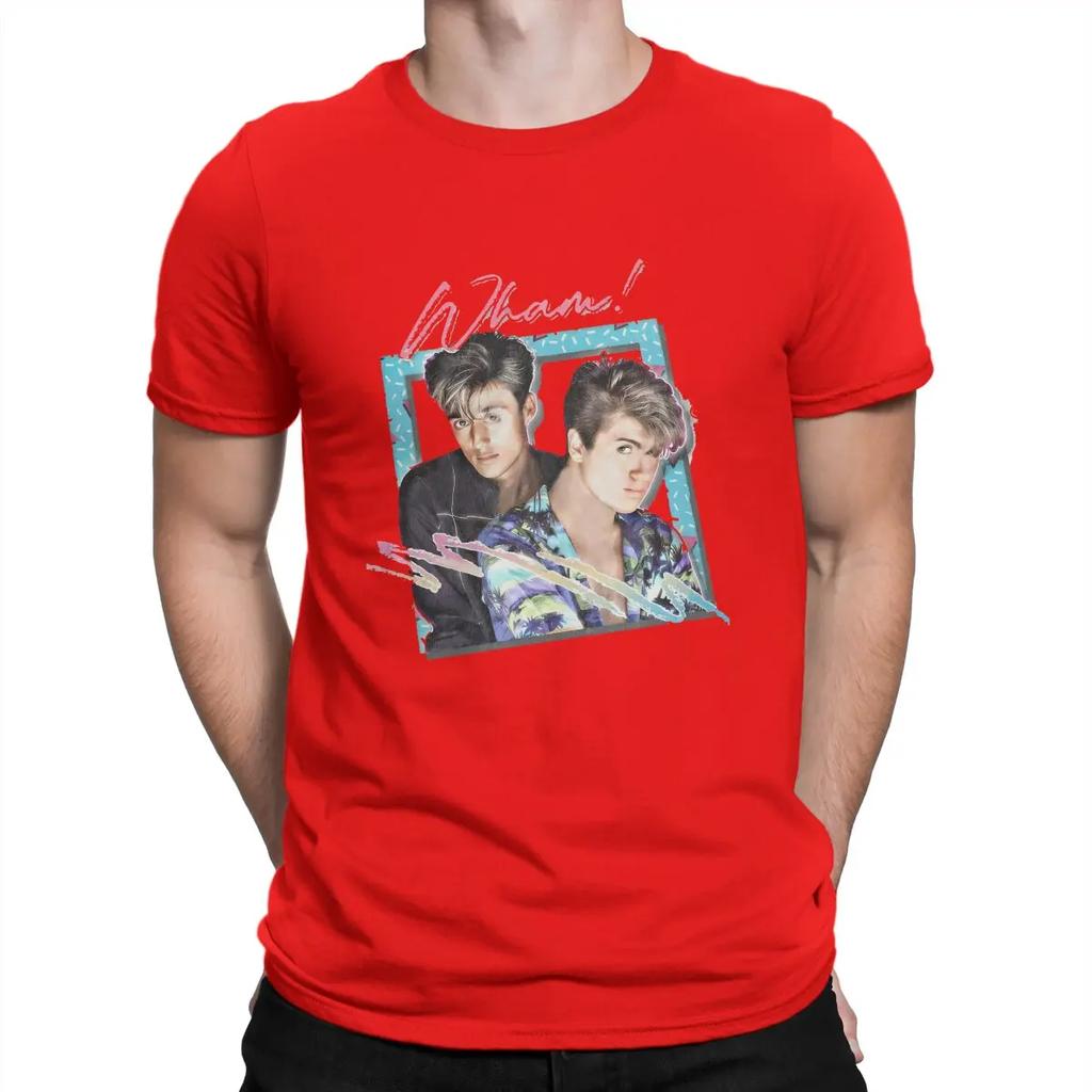Wham Newest TShirt for Wham Band Round Neck Pure Cotton T Shirt Hip Hop Gift Clothes Tops Unisex