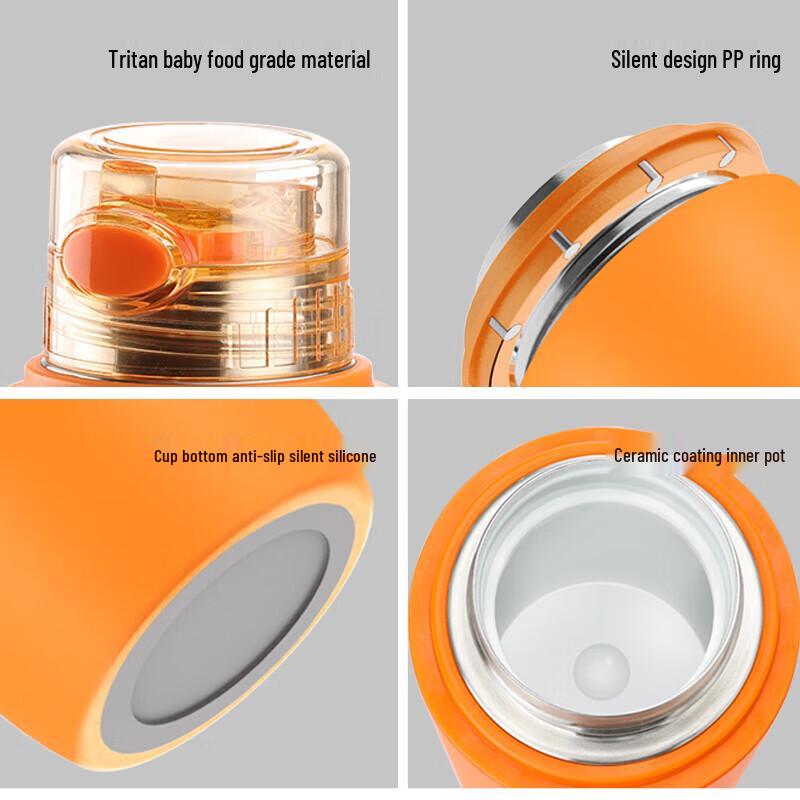 Shangming Ceramic-Lined Insulated Stewing Teapot with Temperature Display