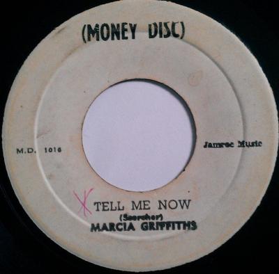 7-Zoll-Schallplatte MARCIA GRIFFITHS / SOUND DIMENSION - Tell Me Now / Tell Me Now Ver. MD1016 Geld-Disc Jamaika Reggae, Ska & Dub Gebraucht