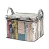Dustproof Transparent Large Capacity Book Storage Box for Home & Classroom Use