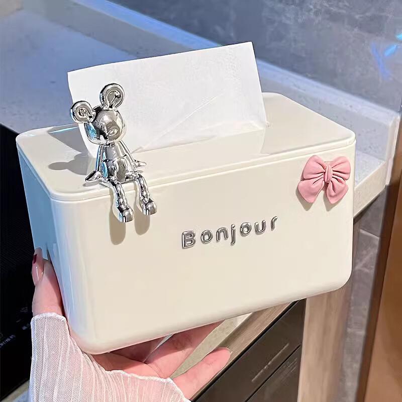 Aige Cream Style Retractable Tissue Box