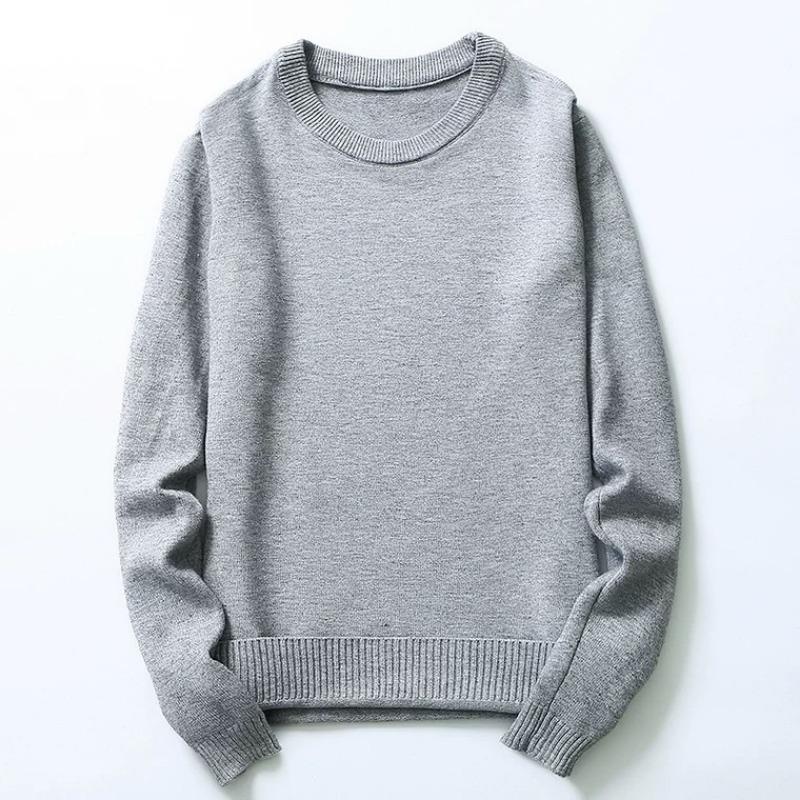 Men S V Neck Knit Sweater Casual Pullover Winter Loose Fit