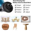 1pcs 4 Inch Wood Shaping Wheel Wood Grinding Shaping Disc for Angle Grinders Wood Carving Disc Grinder Wheel Disc