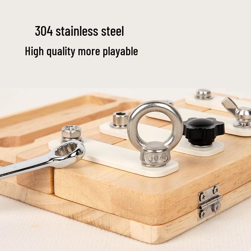 Wooden Screw Assembly Toy for Early Education & Hand-Eye Coordination Hand-Eye Coordination Training