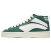 Li Ning Wave 180 VNTG Slip Resistant Abrasion Resistant Mid Top Skateboard Shoes Men's Green White AECT051-2