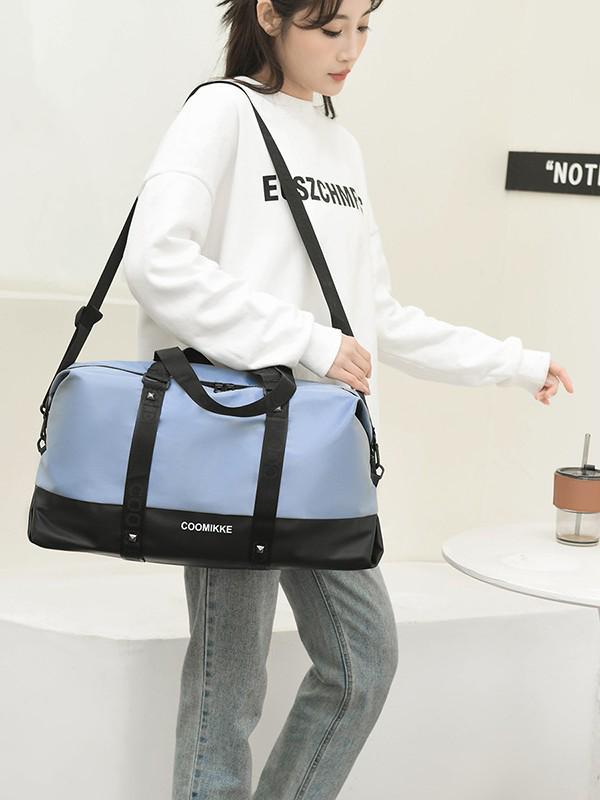 Large-Capacity Multi-Compartment Travel & Gym Bag - Stylish Hand Luggage for Short Trips