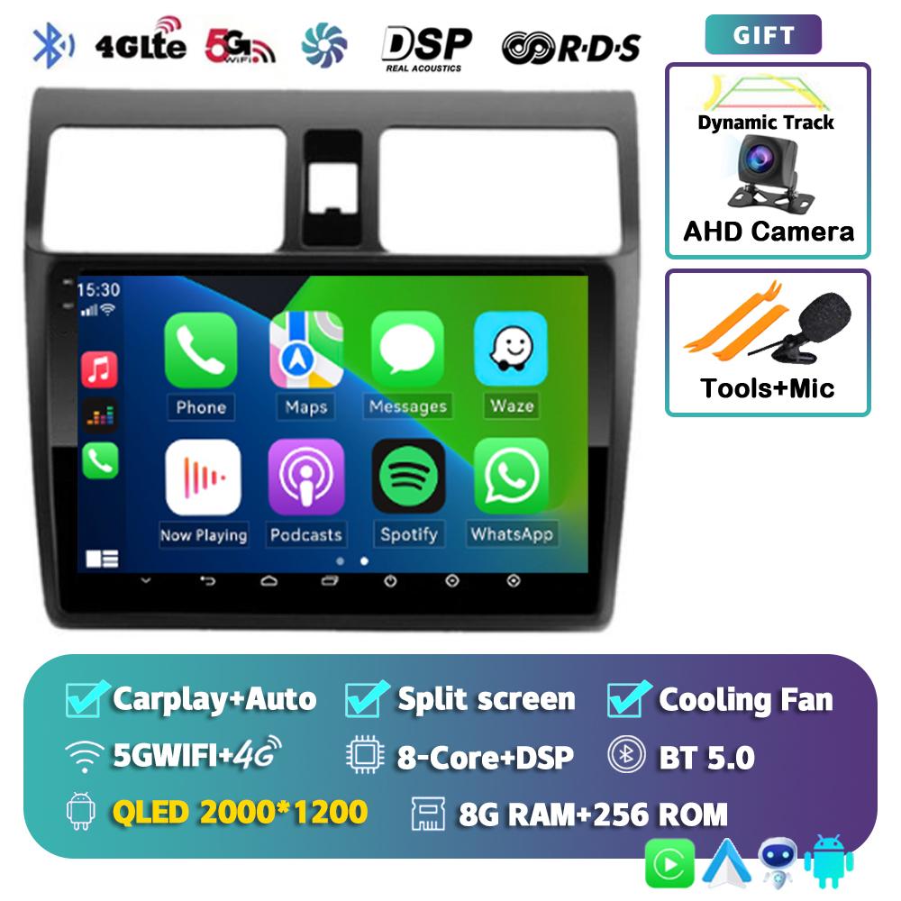 Android 14 Carplay Auto For Suzuki Swift 2003-2010 2 Din Car Radio Multimidia Video Player GPS Navigation Stereo Head Unit Audio
