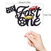 Fast One Birthday Cake Toppers Theme Cars Cake Decoration Happy Birthday Cake Flags Party Cake Baking Supplies