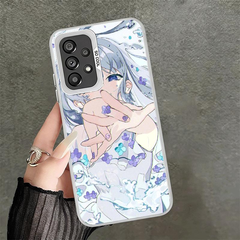 Anime Kwaii Girl Ins Style Soft Phone Case for Samsung A17 A16 A15 A14 A13 A57 A56 A55 A54 A53 A37 A36 A35 A34 A33 A26 A25 A24 A