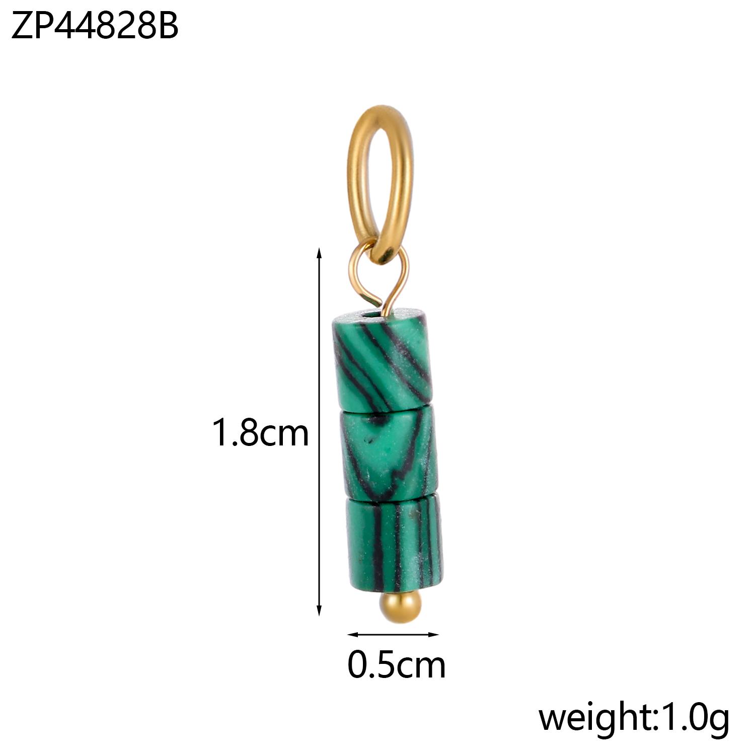 CARLIDANA New Style Natural Stone Smooth Pendant Gold Plated Natural Stone Charm Pendant for DIY Necklace and Bracelets Jewelry