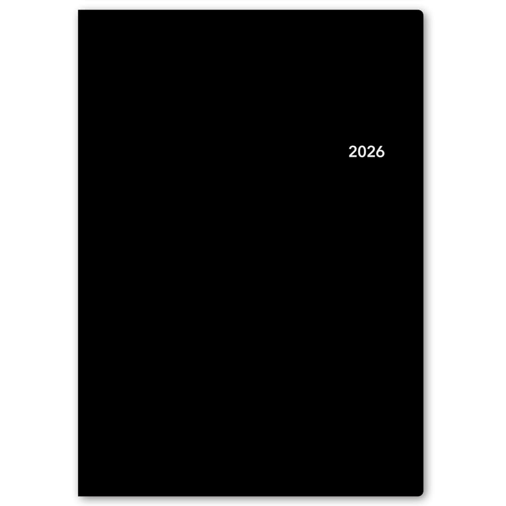 NOLTY 2026 Ecrit 6140 December Planner, B5, Weekly, 1, Black, (Starts 2025)