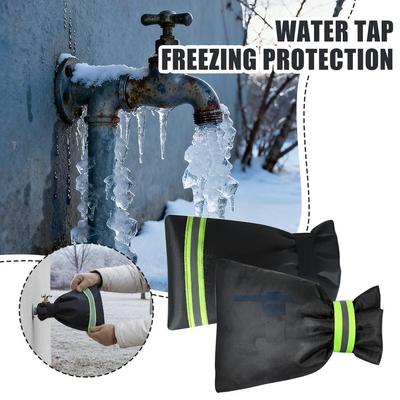 Verdickte Gartenhahn-Socken Außenhahn-Abdeckungen Winterschutz Verbesserter Wasserdichter Schlauch Isolierter Auslauf