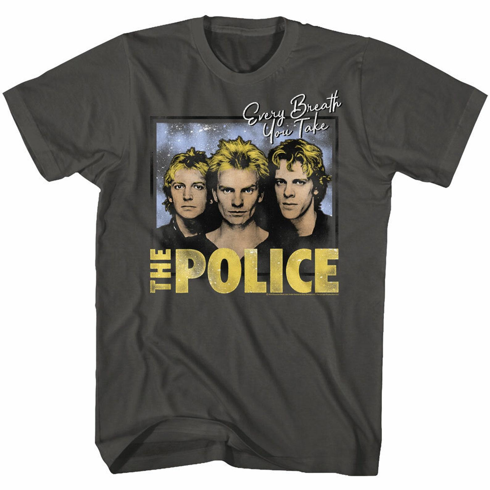 The Police Every Breath Smoke Adult T-Shirt 2XL