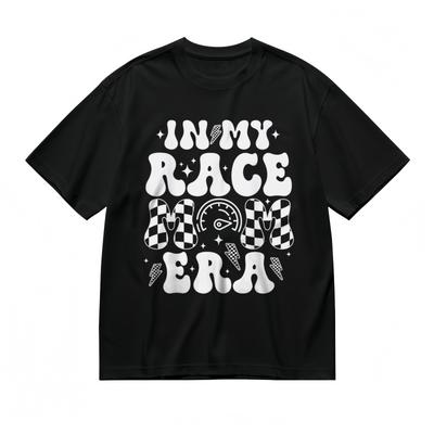 Men's T-Shirt Mens Womens Tees Top With My Race Mom Graphic Unisex Black 100% Cotton Tops Summer USA