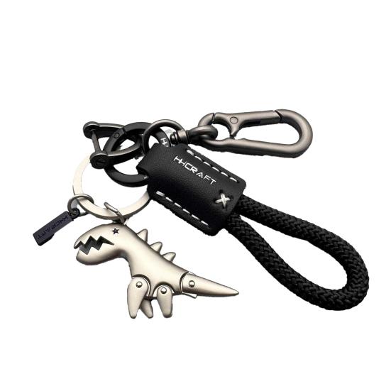 Dinosaur Charm Keychain Zinc Alloy Animal Keyring Keys Backpacks Handbags Keychain Stylish Accessories