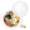 In Instant Microwave Cooker for Ramen and No Pot or Bowl Easy [Made Japan] Vegetables, Needed. Cleanup!