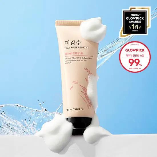 THE FACE SHOP Rice Water Bright Facial Foaming Cleanser 150ml