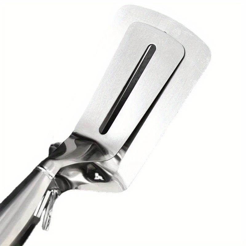 Velká nerezová lopata 304 se steakovou sponou a zesílenou grilovací špachtlí na vaření ryb